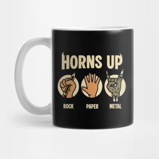 ROCK, PAPER, METAL Mug